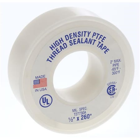 Black Swan 0.5 x 260 in. High Density PTFE Tape BSW2125
